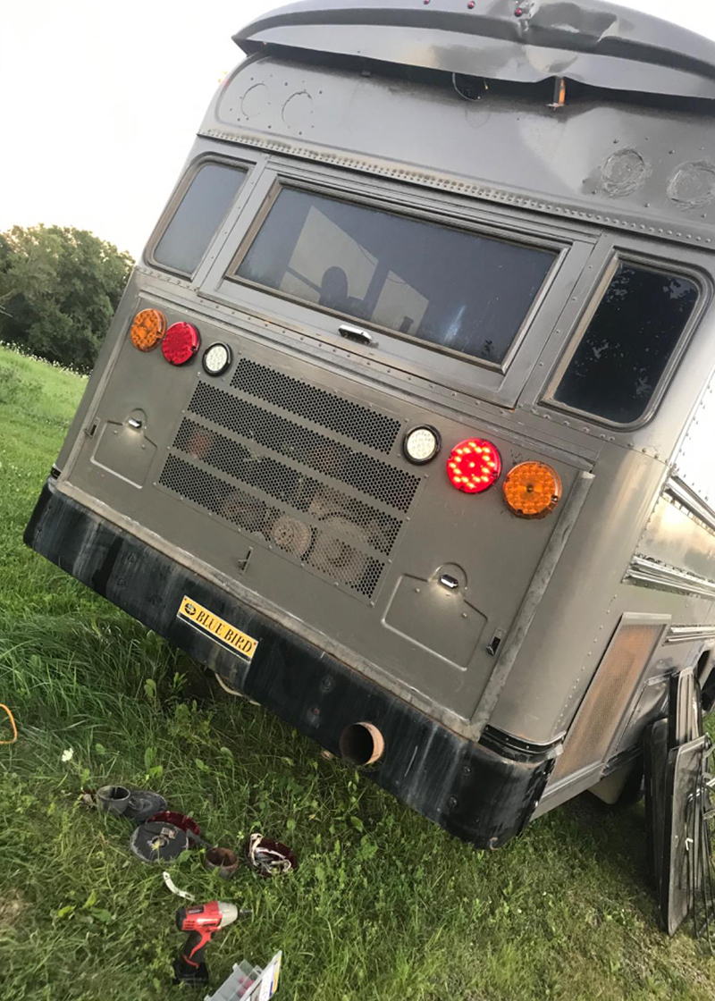 RV license plate light